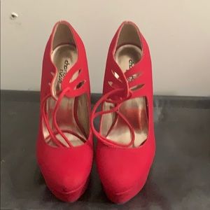 Red high heels